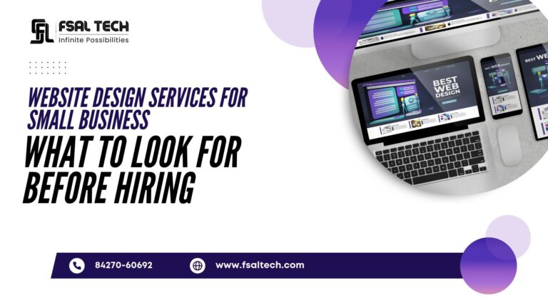 Website Design Services for Small Business